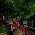 Train, Mountain, and lush Greenery-Nilgiris, South India 